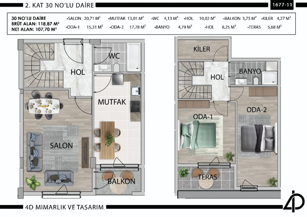 Daire 30 30 NO'LU DAİRE