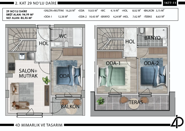 Daire 29 29 NO'LU DAİRE