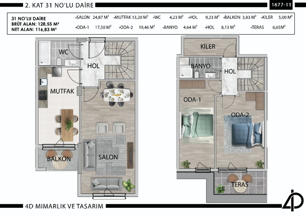 Daire 31 31 NO'LU DAİRE